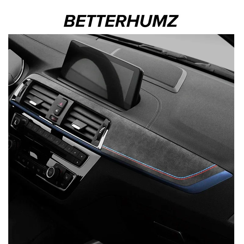 Made of Alcantara For BMW F20 F21 F22 F23 Car Interior Dashboard Panel Instrument Trim Cover M Performance Sticker Accessories thumbnail 6