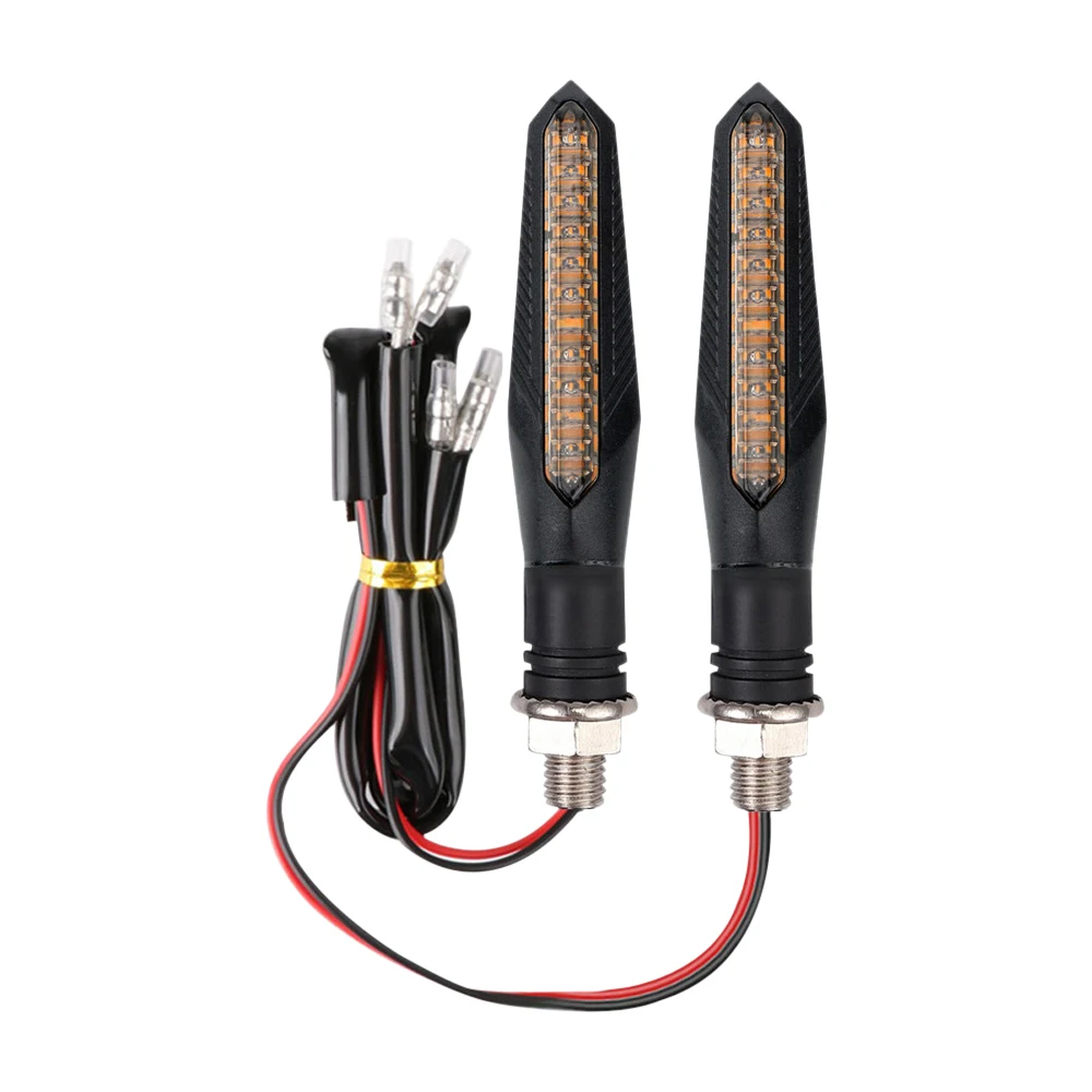 Universal Motorcycle Turn Signal Light 12V Waterproof Flasher Indicator Blinker Rear Lights Lamp Accessories thumbnail 4