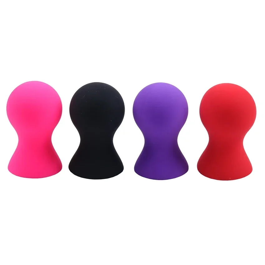 2PCS Silicone Nipple Sucker  Pump Suction Cup Breast Massager Clitoris Stimulator Sex Toys For Woman Couples thumbnail 2