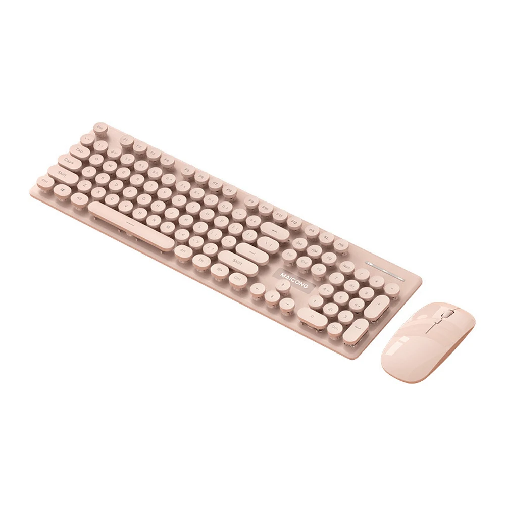 Rechargeable Wireless Keyboard Mouse Set Low Noise Ergonomic 2.4G/Bluetooth Dual-mode Keyboard Mouse Set For Office thumbnail 5