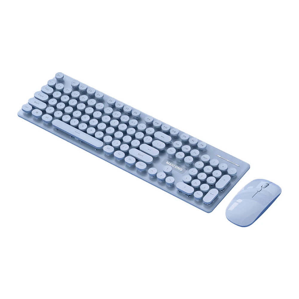 Rechargeable Wireless Keyboard Mouse Set Low Noise Ergonomic 2.4G/Bluetooth Dual-mode Keyboard Mouse Set For Office thumbnail 6