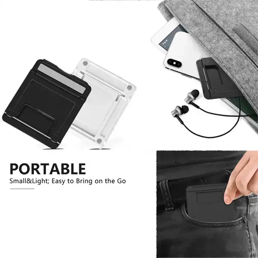 Table Phone Holder Bracket  Adjustable Desktop Stand For Ipad IPhone Samsung Xiaomi Huawei Folding Universal Mobile Phone Stand thumbnail 5