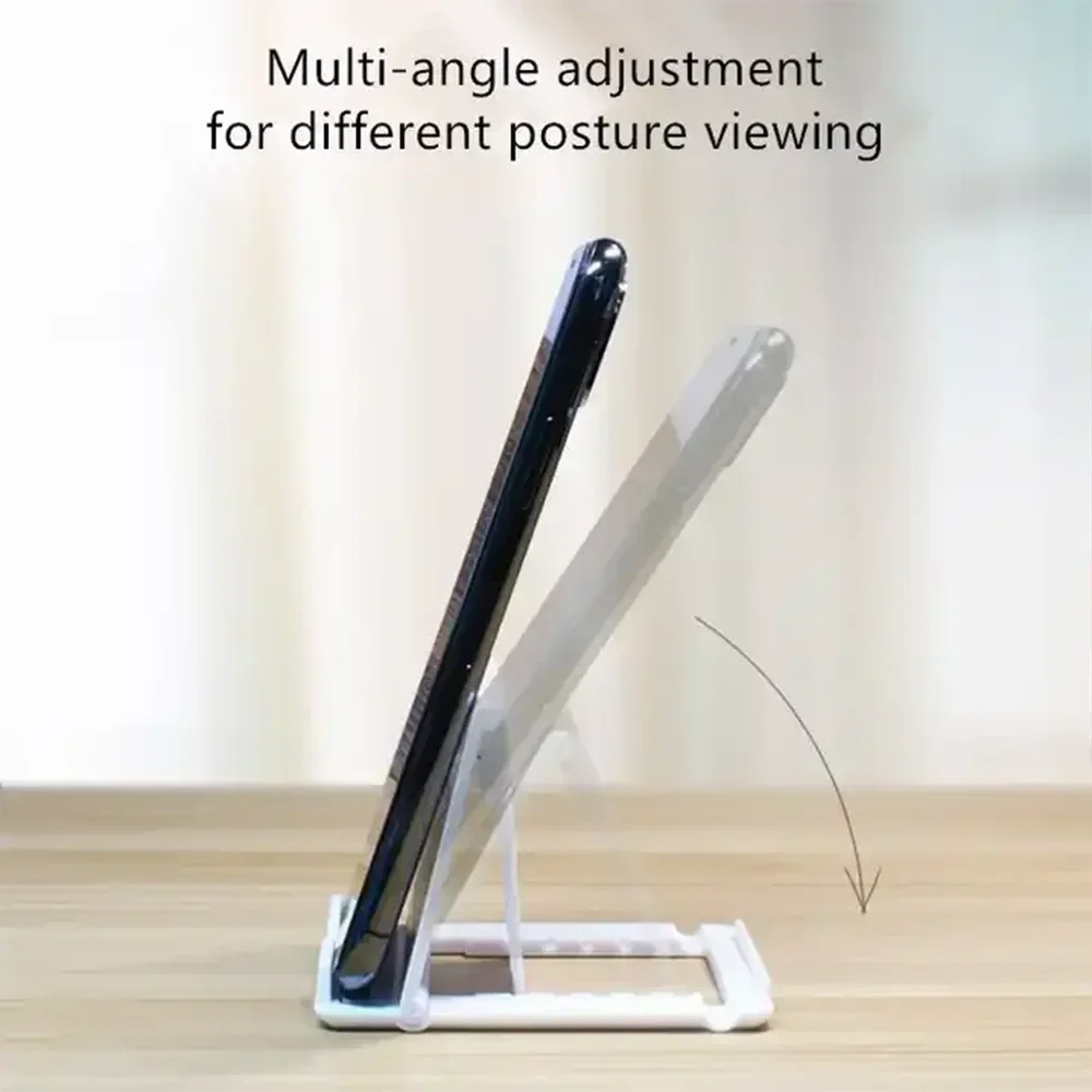Table Phone Holder Bracket  Adjustable Desktop Stand For Ipad IPhone Samsung Xiaomi Huawei Folding Universal Mobile Phone Stand thumbnail 3