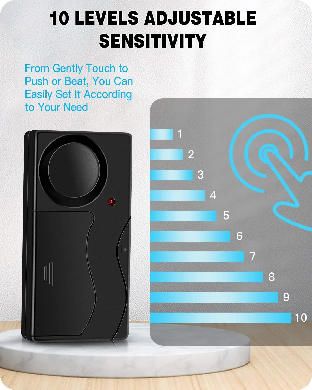 Extractme 110db Loud Alarm Wireless Vibration Alarm with Remote Control Anti-Theft Alarm Bike Motorcycle Vehicle Security Alarm thumbnail 3