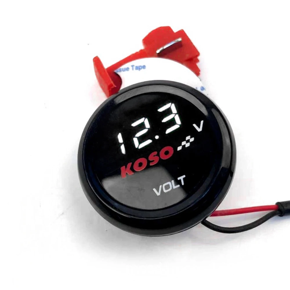 LED Round Voltmeter 10-150v Electric Car Battery Car Motorcycle Modified Display Table Universal Electric Motorcycle Accessories thumbnail 3