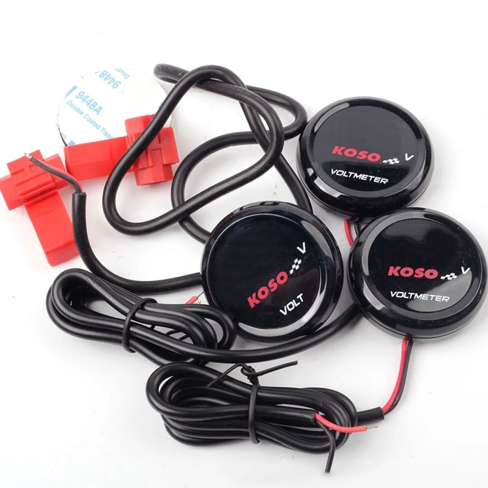 LED Round Voltmeter 10-150v Electric Car Battery Car Motorcycle Modified Display Table Universal Electric Motorcycle Accessories thumbnail 4