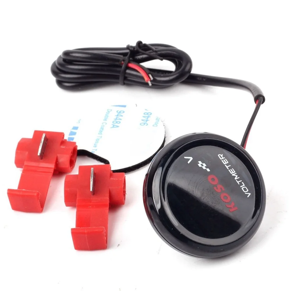 LED Round Voltmeter 10-150v Electric Car Battery Car Motorcycle Modified Display Table Universal Electric Motorcycle Accessories thumbnail 6