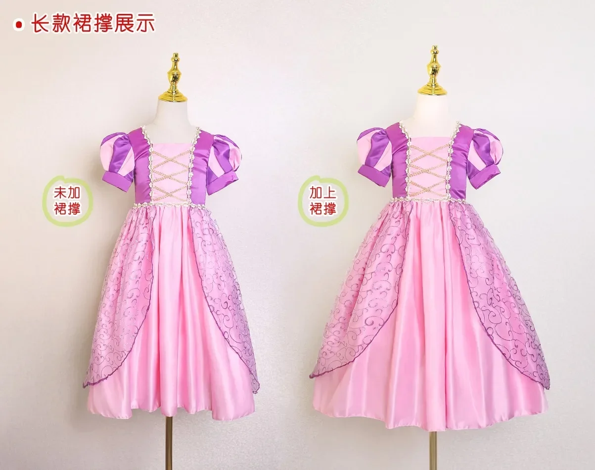 New Girls Summer Skirt Petticoat Baby Girls Toddler Christmas Princess Birthday Party Kids For Girls Children Clothing Vestidos thumbnail 5