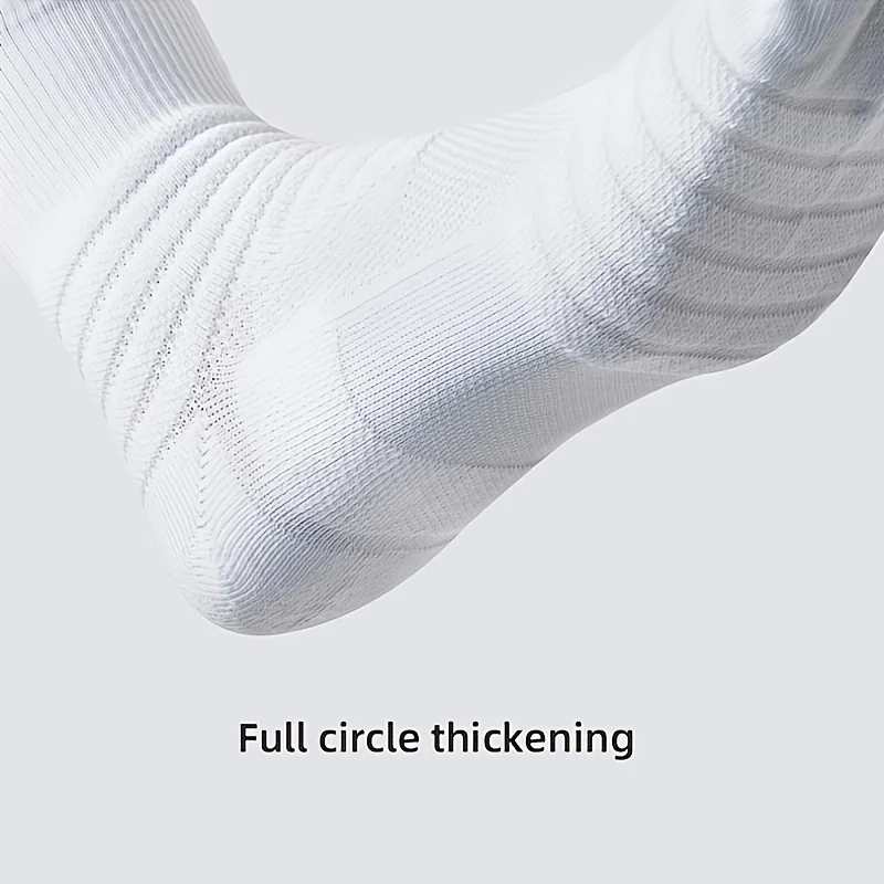 3pairs/Lot Men's Socks Compression Stockings Breathable Basketball Sports Cycling Socks Moisture Wicking High Elastic Tube Socks thumbnail 4