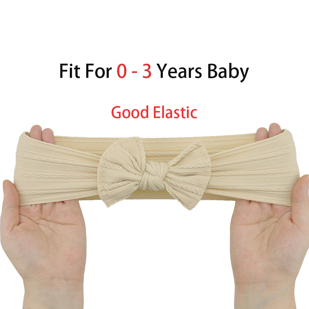 3Pcs/Set Baby Girl Headbands Lot Bows Baby Headband Newborn Gift Elastic Hair Bands Children Turban Kids Infant Hair Accessories thumbnail 4