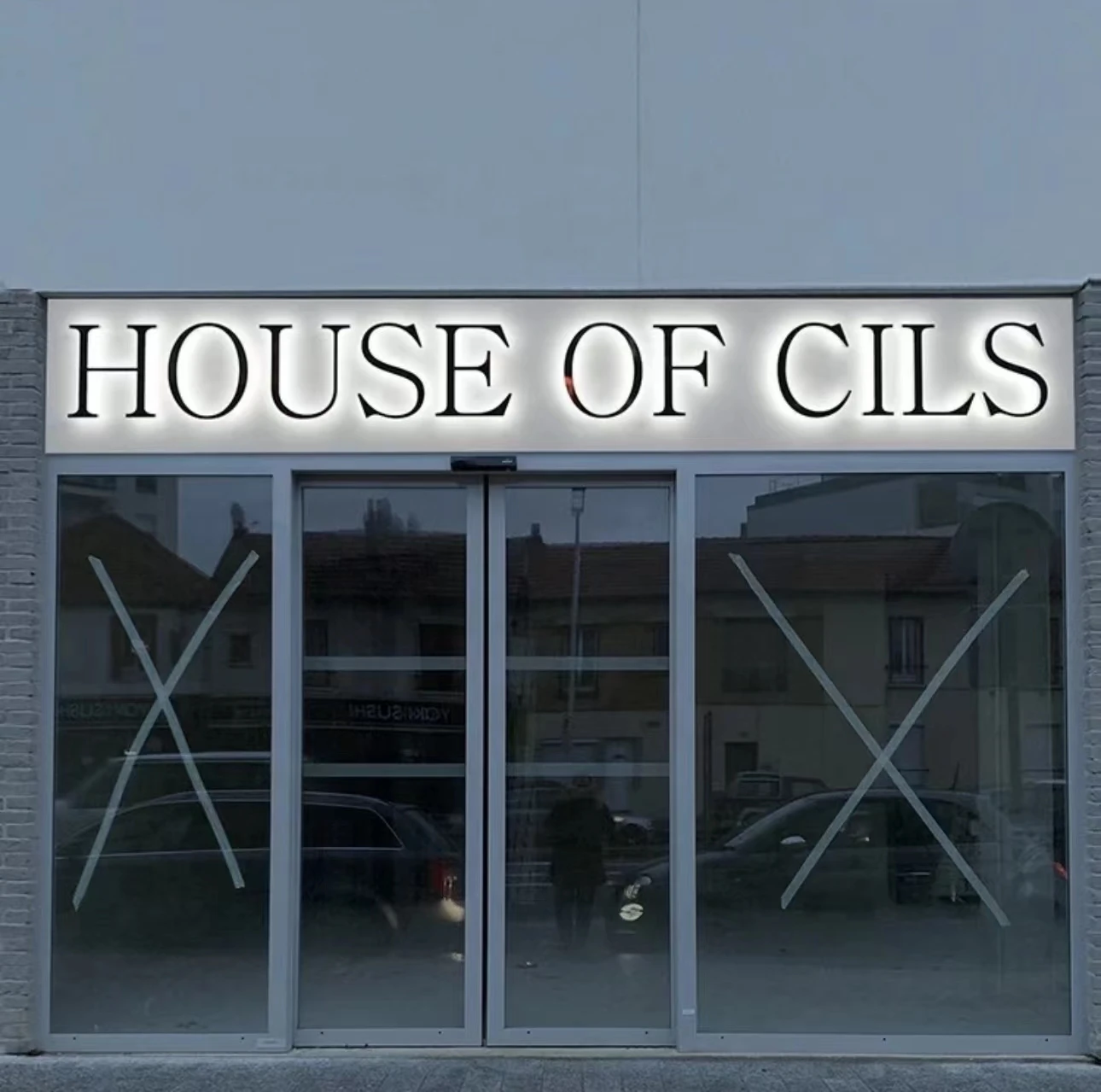 Business SignBoard Metal Backlit Sign Company Sign Outdoor Backlit LED Logo Custom 3D Illuminated Letters Advertising LED Letter thumbnail 6