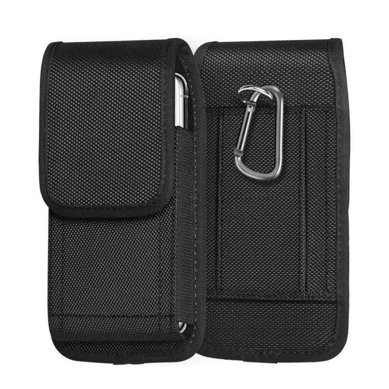Tactical Cell Phone Pouch Holster with Free Buckle Protable Wallet Card Waist Pack Outdoor Sports Nylon Carrying Case Fanny Pack thumbnail 5