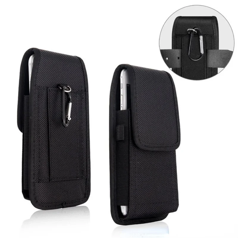 Tactical Cell Phone Pouch Holster with Free Buckle Protable Wallet Card Waist Pack Outdoor Sports Nylon Carrying Case Fanny Pack thumbnail 2