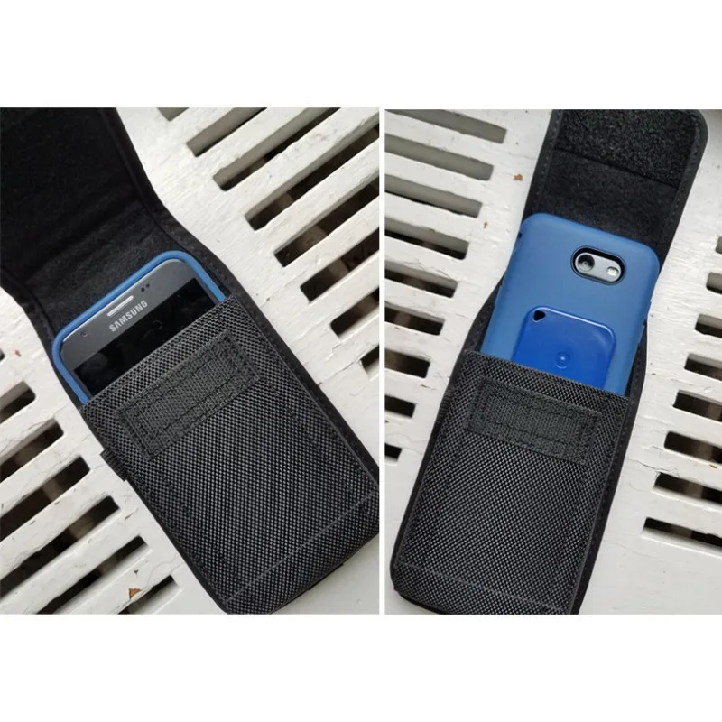 Tactical Cell Phone Pouch Holster with Free Buckle Protable Wallet Card Waist Pack Outdoor Sports Nylon Carrying Case Fanny Pack thumbnail 6