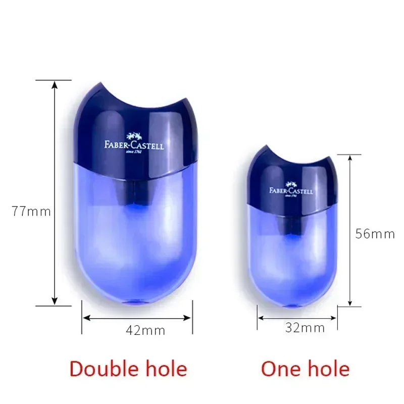 Double Hole and One Hole Pencil Sharpener Creative Transparent Pen Knife Kid Student Cutting Stationery School Supplies thumbnail 2