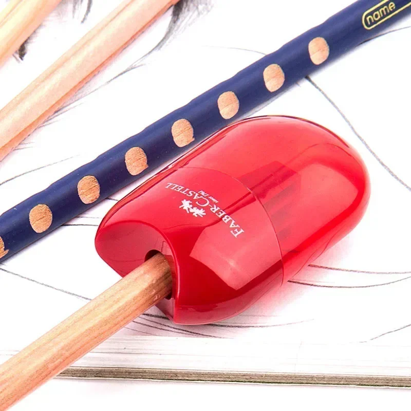 Double Hole and One Hole Pencil Sharpener Creative Transparent Pen Knife Kid Student Cutting Stationery School Supplies thumbnail 6