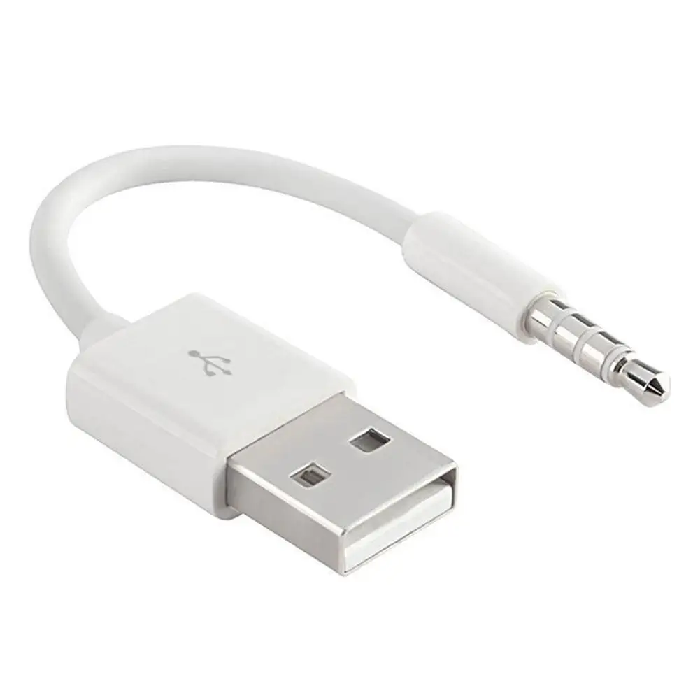 Charger Data USB 3.5mm Sync Audio Cable For IPod Shuffle 3rd 4th Gen Accessory thumbnail 2