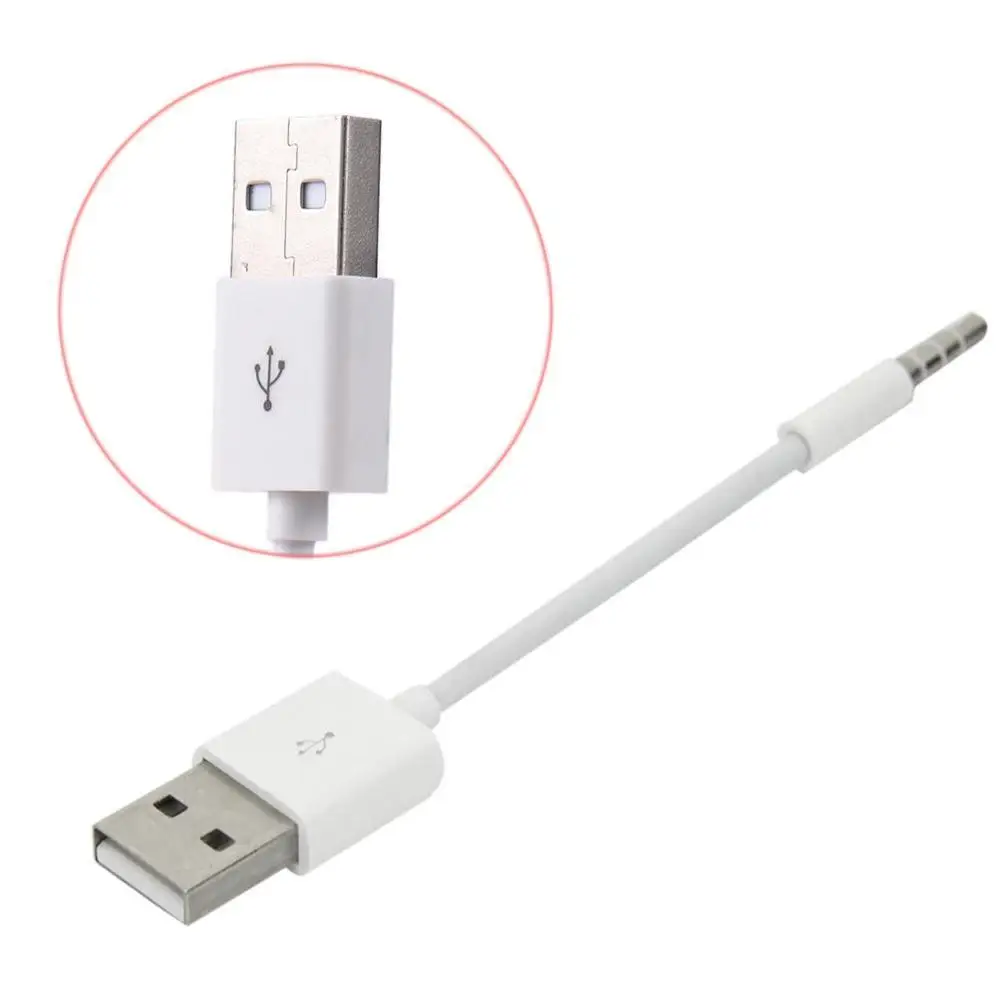 Charger Data USB 3.5mm Sync Audio Cable For IPod Shuffle 3rd 4th Gen Accessory thumbnail 5