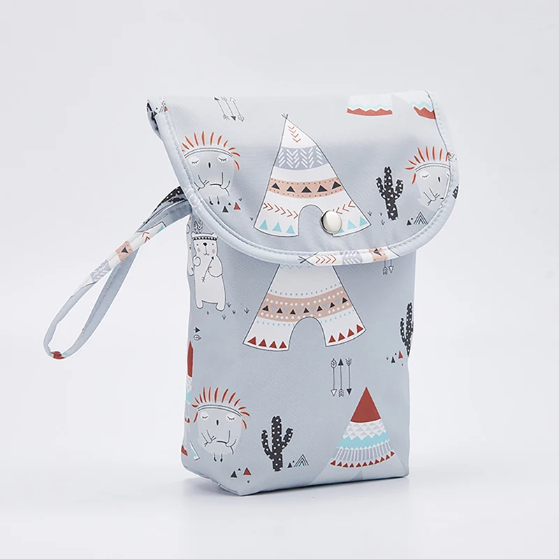 Baby Diaper Bag Newborn Diaper Storage Bag Organizer Waterproof Portable Travel Outdoor Storage Nappy Carry Pack Stroller Pocket thumbnail 2