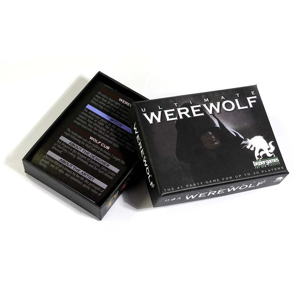 Ultimate Werewolf Revised Edition Card Game 14 Unique Roles On 34 Role Cards Keeps Games Fresh And Engaging Werewolf Party Game thumbnail 3