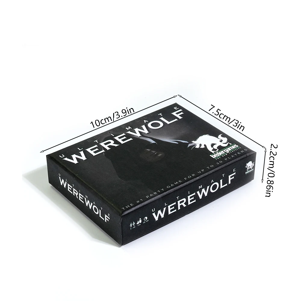 Ultimate Werewolf Revised Edition Card Game 14 Unique Roles On 34 Role Cards Keeps Games Fresh And Engaging Werewolf Party Game thumbnail 6