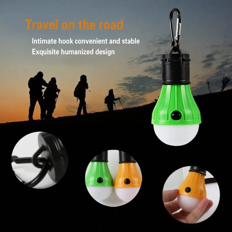 Camping Lantern Outdoor Light Battery Powered Lights Multicolor Waterproof Lighting Mini Portable LED Lamp Bulb Emergency Light thumbnail 6