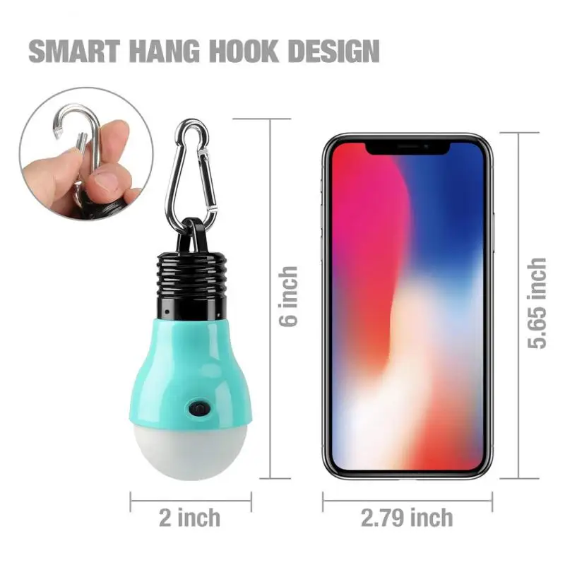 Camping Lantern Outdoor Light Battery Powered Lights Multicolor Waterproof Lighting Mini Portable LED Lamp Bulb Emergency Light thumbnail 5