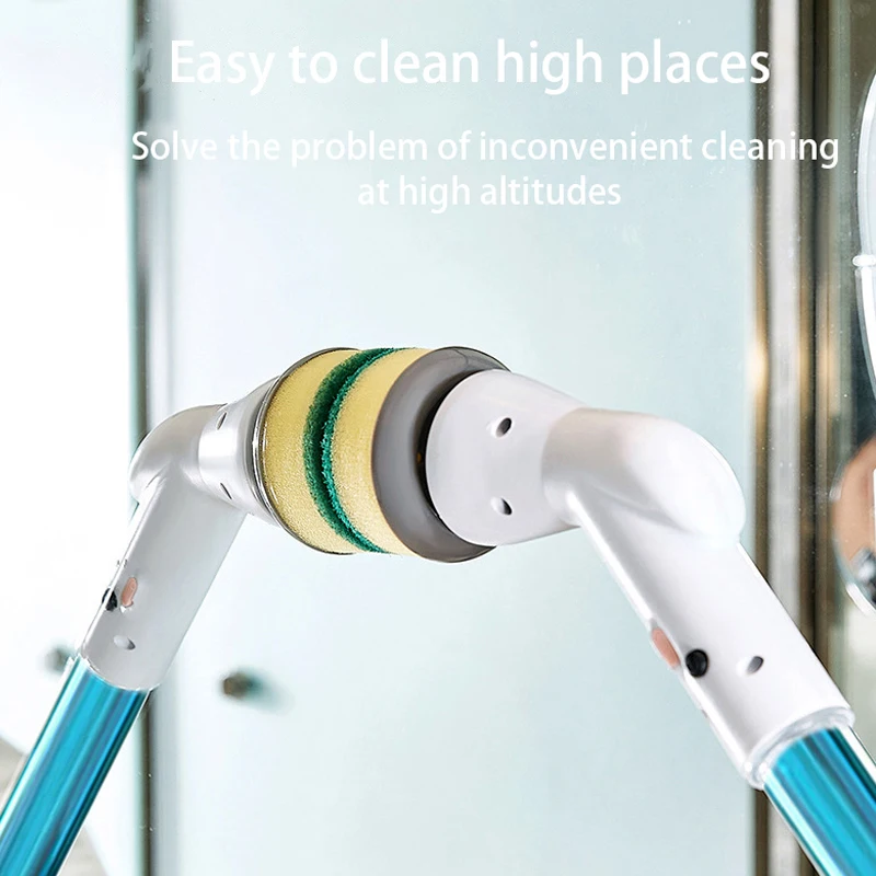 Electric Cleaning Brush Bathroom Window Kitchen Automotive Multifunctional Household Rotating Wireless Cleaning Machine thumbnail 4