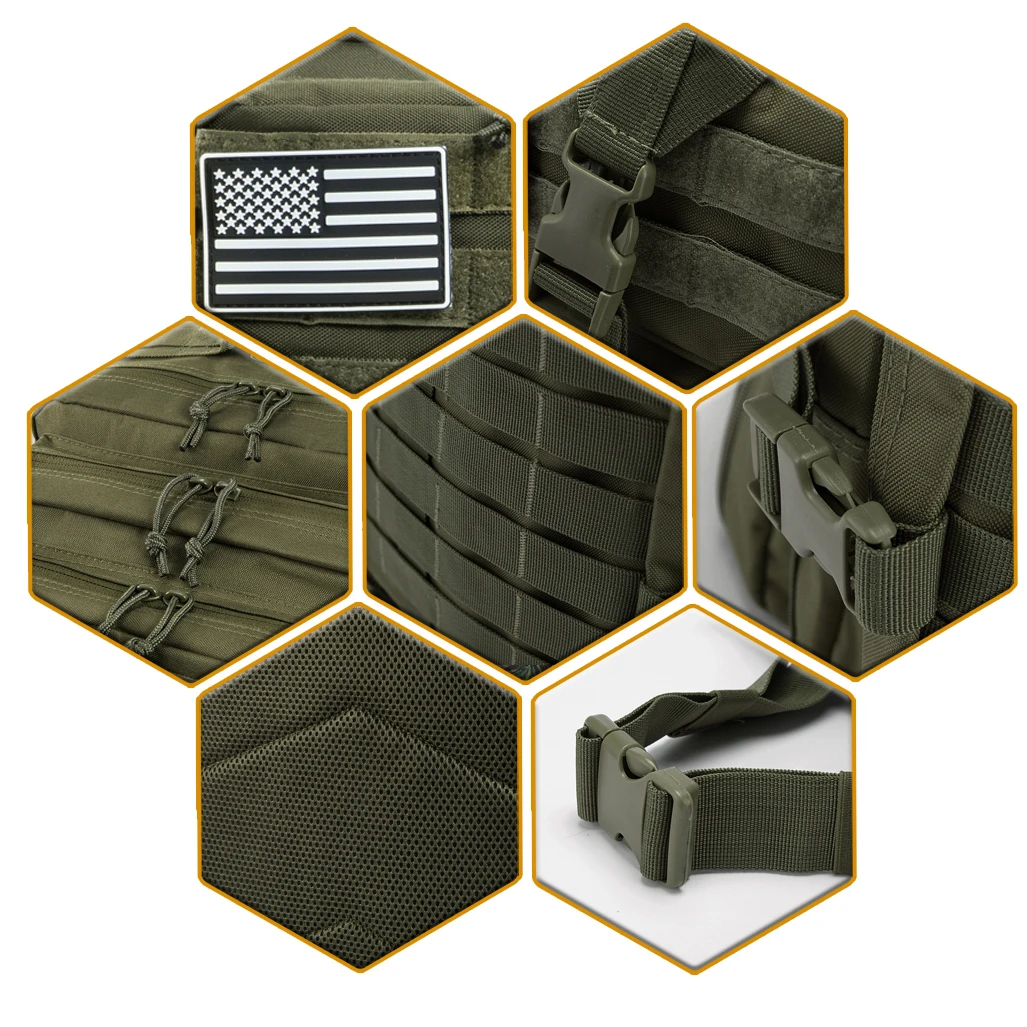 30/50L Tactical Backpacks For Man Hking Outdoor Survival  Bags 3P Assault Pack EDC Molle Pack For Trekking Hunting Bag thumbnail 6