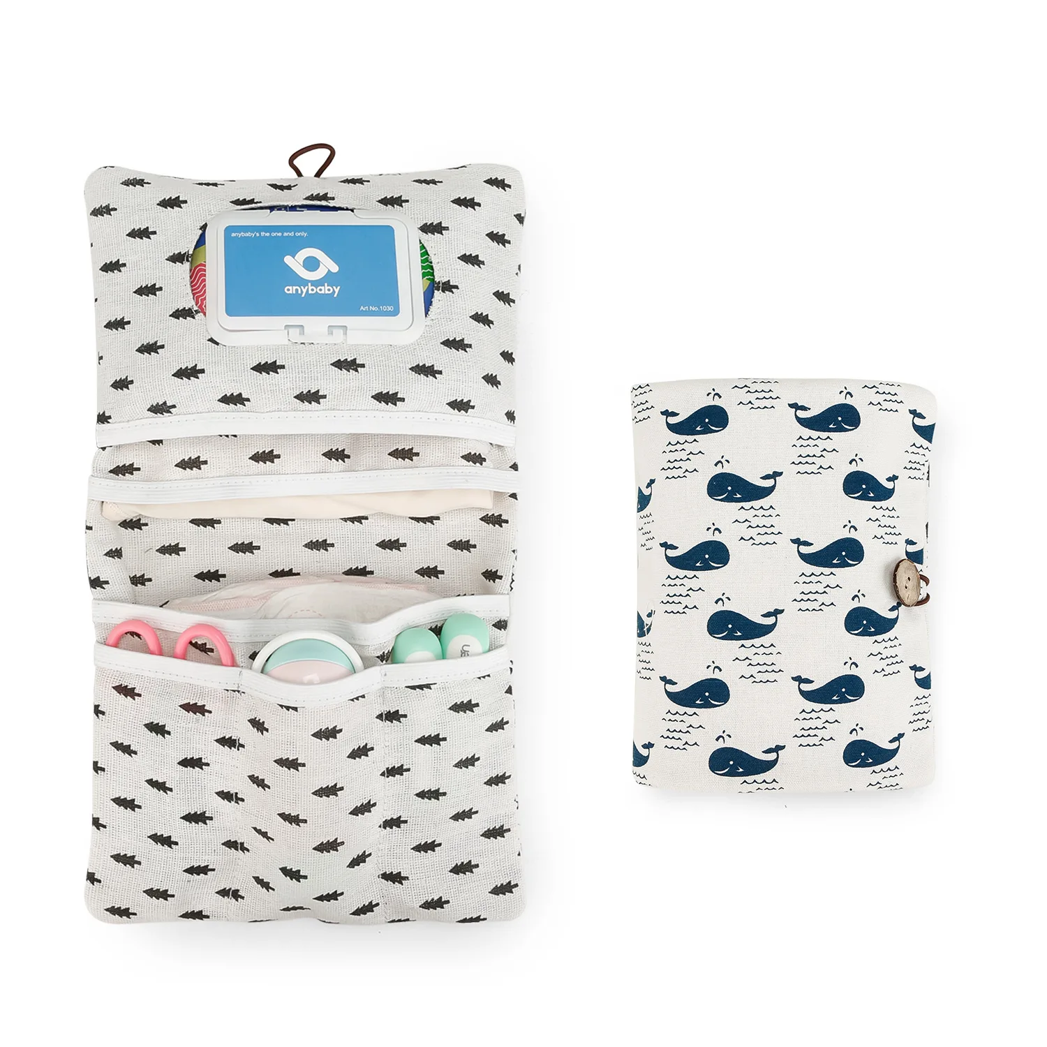 Waterproof Baby Diaper Bag Nappy Storage Reusable Travel Baby Items Organizer Portable Diapers Caddy Storage Babies Accessories thumbnail 5