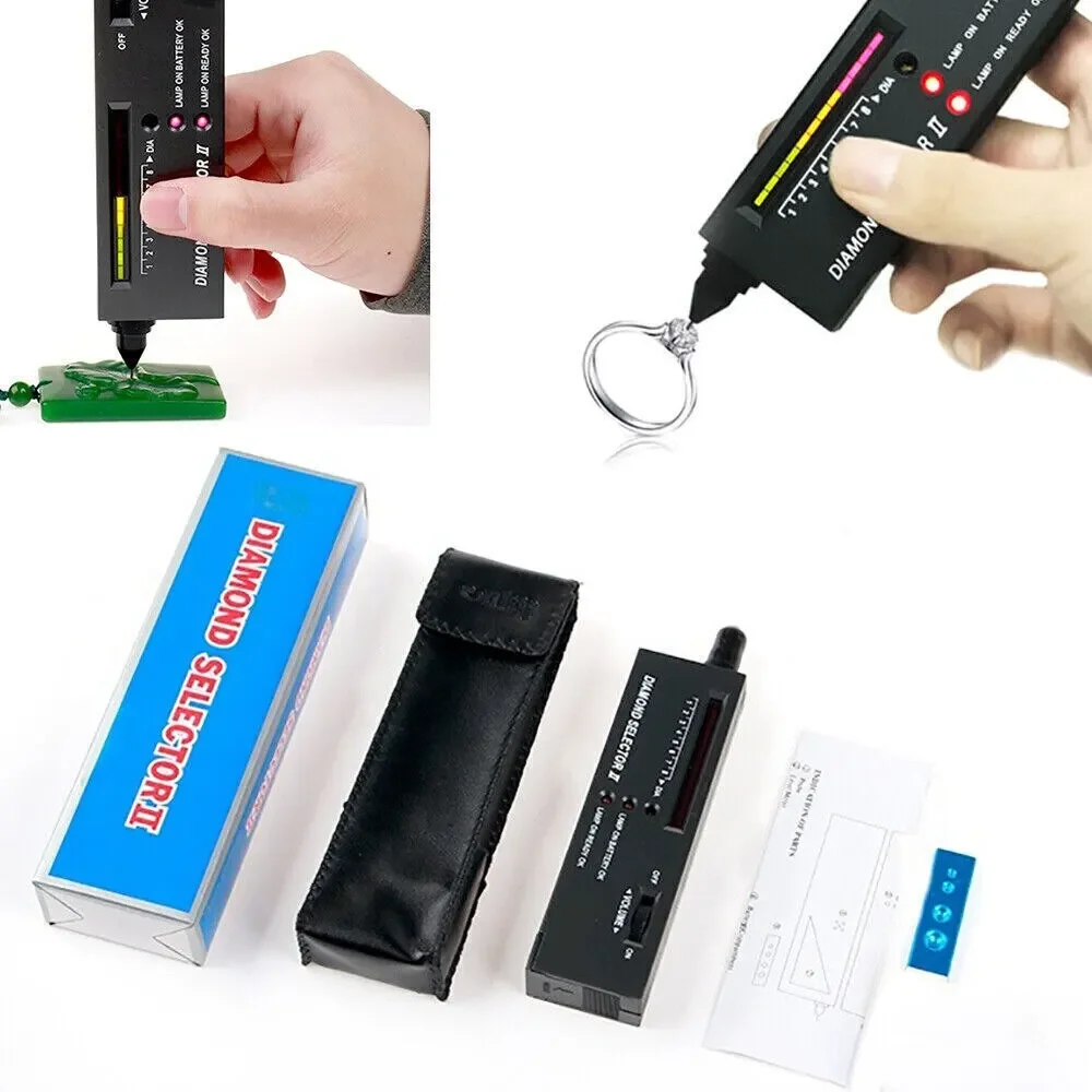 PHYHOO High Accuracy Professional Jeweler Diamond Tester Pen Jewelry Diamond  Selector For Novice and Expert thumbnail 6