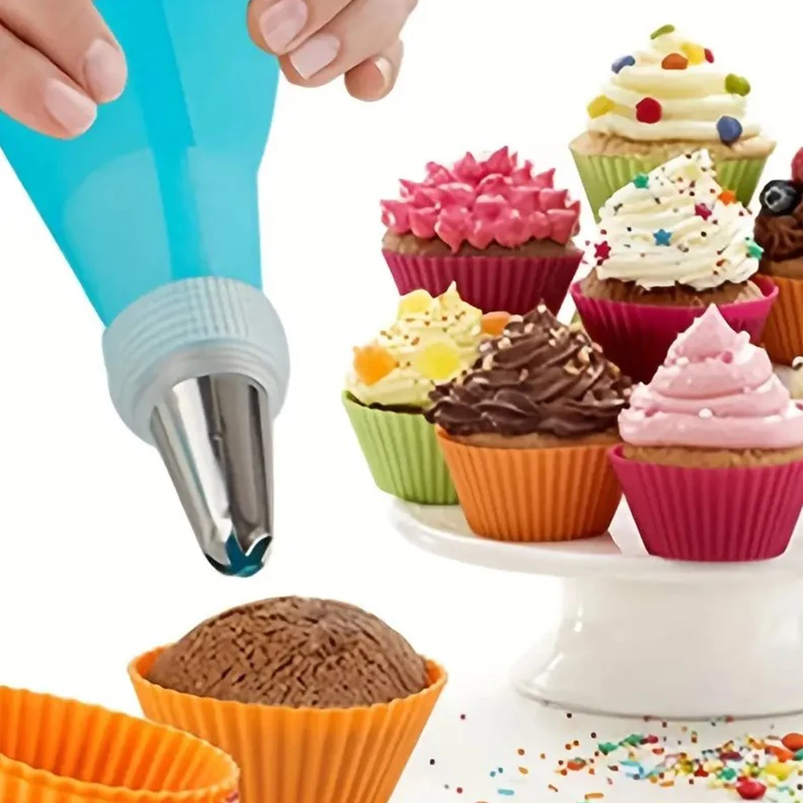 38PCS/Set Cream Pastry Bag Cake Decoration  Nozzles Tube Mold Baking Tools thumbnail 5