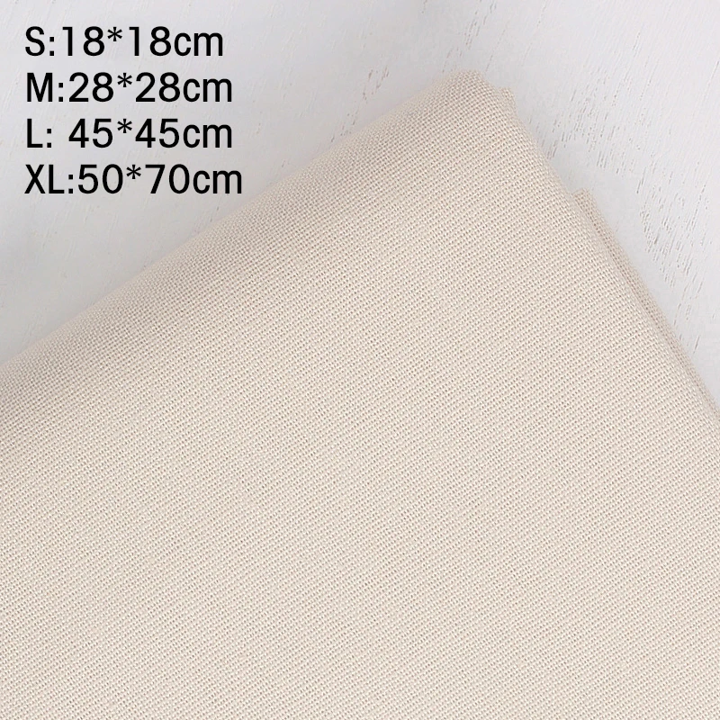 Raw Cloth Cotton Linen Solid Fabric For Needle Embroidered Cross Stich Clothing For Embroidery Needlework Fabric Sewing Supplies thumbnail 6