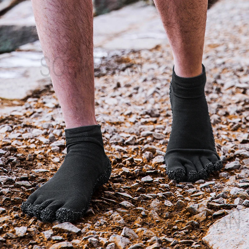 Unisex Sock Aqua Shoes Swimming Sneakers Yoga Minimalist Beach Sports Barefoot Ultra Portable Lightweight Five Toes High Elastic thumbnail 4