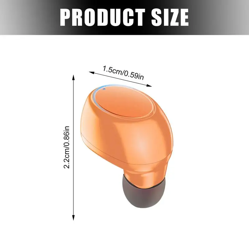 Mini True Wireless Earphone Invisible Headphones For Both Left And Right Ears Ergonomic Mini Earbuds Invisible Wireless Earbuds thumbnail 6
