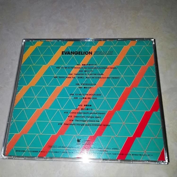 Classic Anime EVA NEON GENESIS EVANGELION Cosplay Disc CD Ayanami Rei EVANGELION FINALLY Album Party Music Collection Prop Gifts thumbnail 2