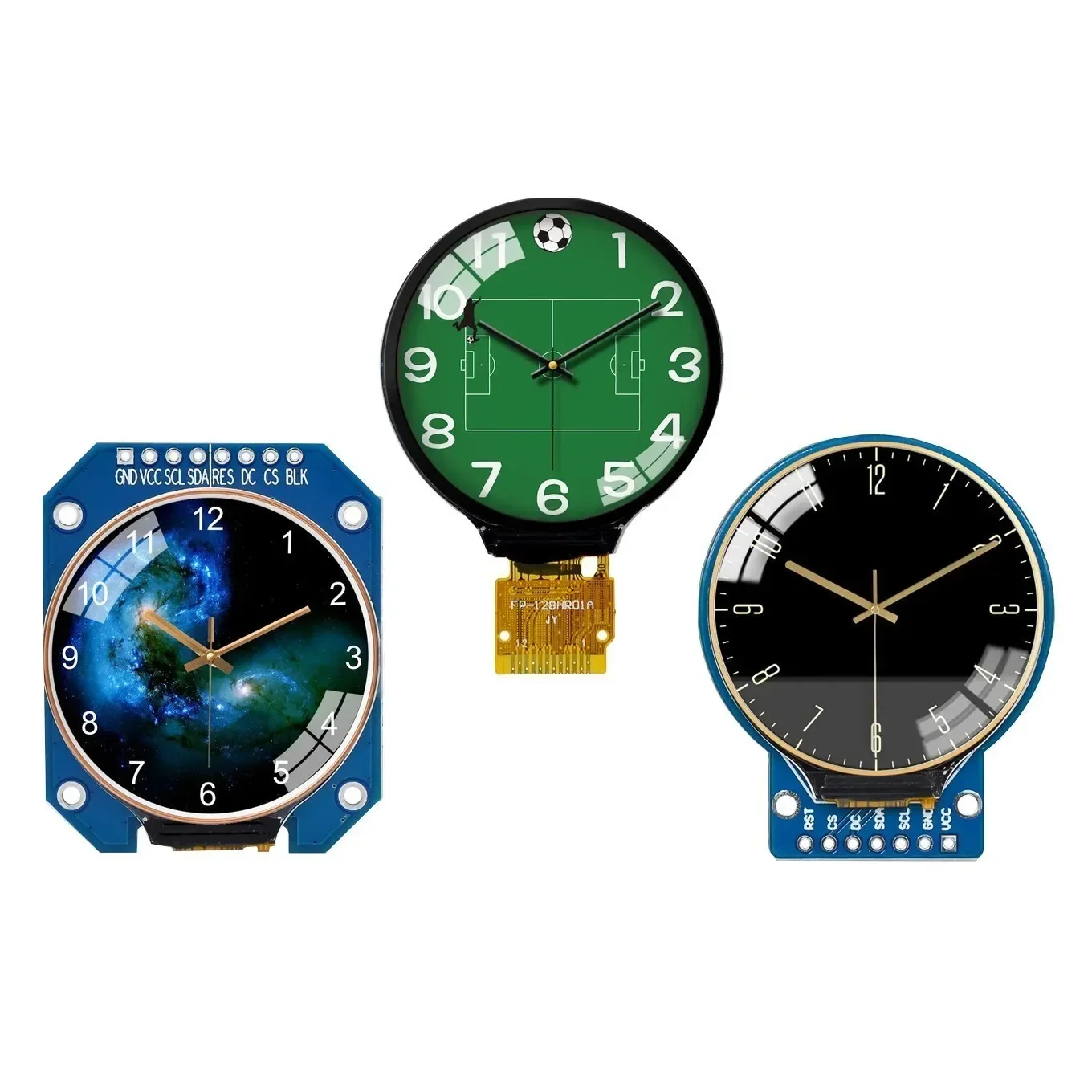 Display 1.28 Inch TFT LCD Display Module Round RGB 240*240 GC9A01 Driver 4 Wire SPI Interface 240x240 PCB For Arduino