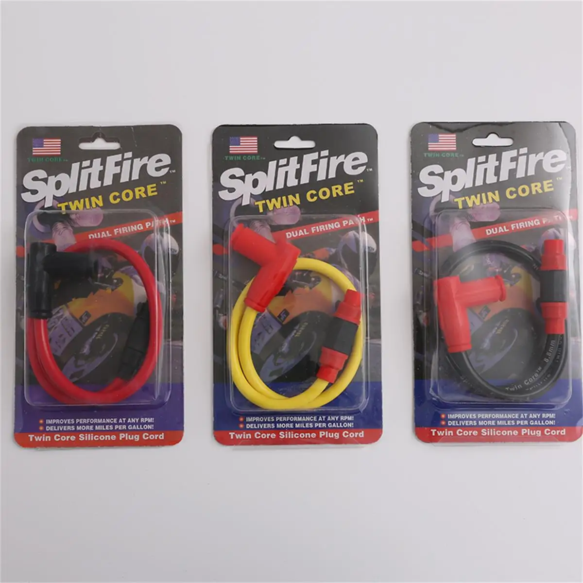 Universal Motorcycle Ignition Coil Spark Plug Iridium Power Cable For Dirt Bike Go Kart ATV Scooter Moped Yamaha Kawasaki