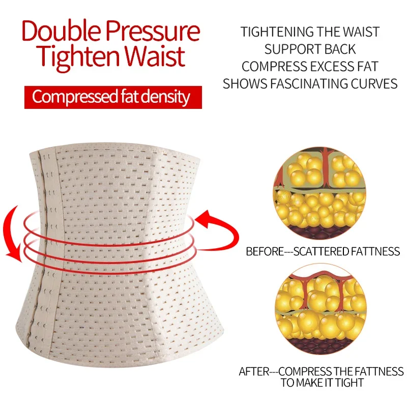 Men Slimming Body Shaper Waist Trainer Trimmer Belt Corset for Abdomen Belly Shapers Tummy Control Fitness Compression Shapewear thumbnail 4