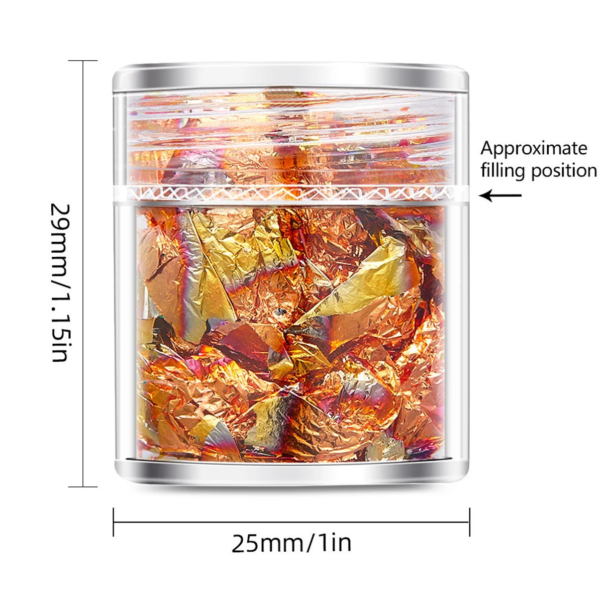 4pcs/set Gold Leaf Flakes Epoxy Resin Filling Confetti Gold Foil DIY Resin Mold Nail Art Candle Jewelry Making Decor Sequins thumbnail 5