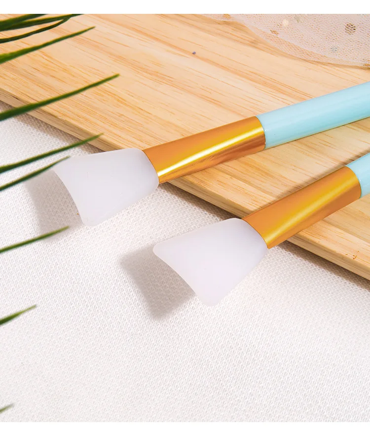 Silicone Facial Mask Brush Face Skin Care Tool Soft-headed DIY Mud Film Adjusting Brush Inclined Tail Apply Face Beauty Tools thumbnail 6