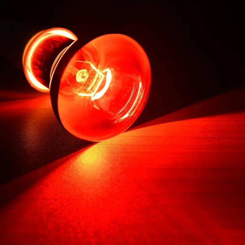 220-240V E27 Poultry Heating Bulb 100/75/60W Infrared Insulation Heating for Reptiles Plants Amphibians Pets Livestock thumbnail 3