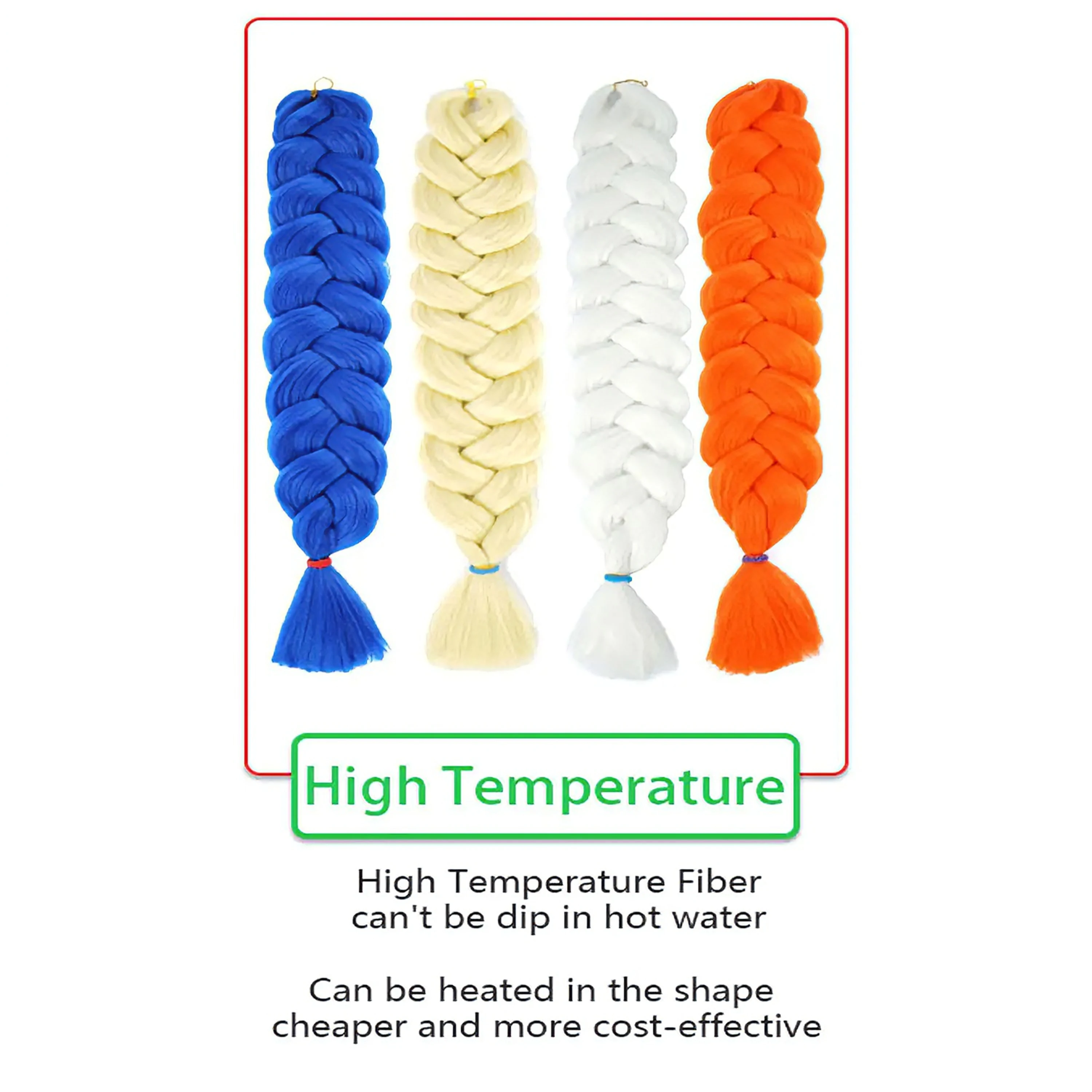 82 Inch 165g Wholesale  Jumbo Braiding Pre Stretched Hair  Box Twist Braids VEYDA Synthetic Hair Extensions for Women thumbnail 4