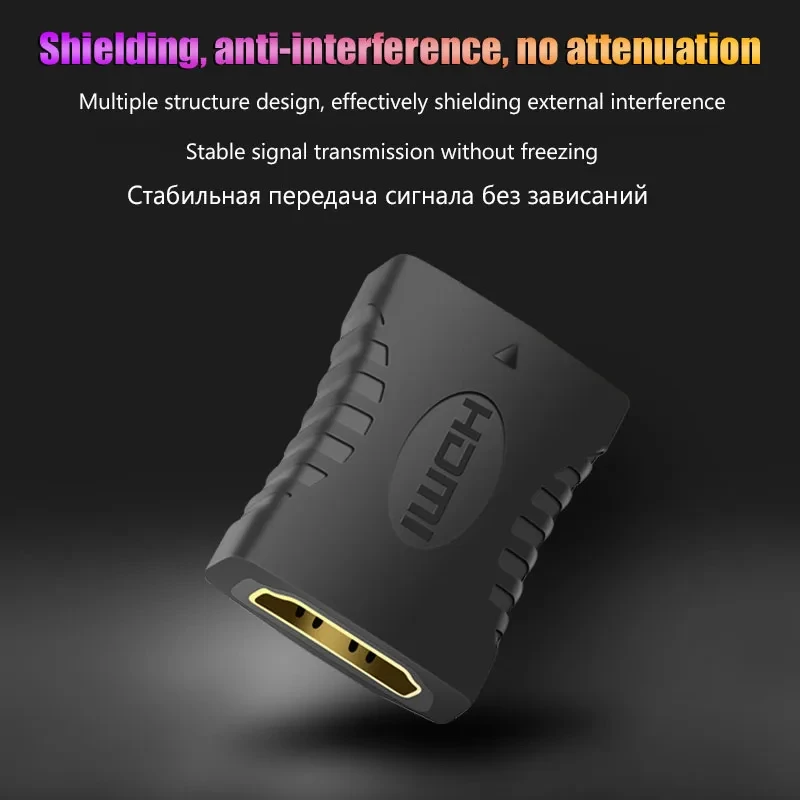 4K HDMI Extender Female To Female Converter Extension Audio Adapter For Monitor Display Laptop PS4/3 PC TV Hdmi Cable Extension thumbnail 4