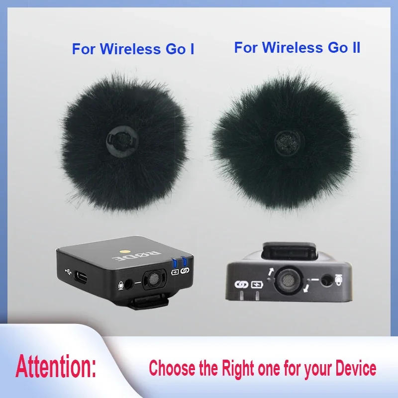 Canfon Furry Windproof Windscreen Compatible for RODE Wireless GO I and Saramonic Blink500 Wireless Microphone thumbnail 6