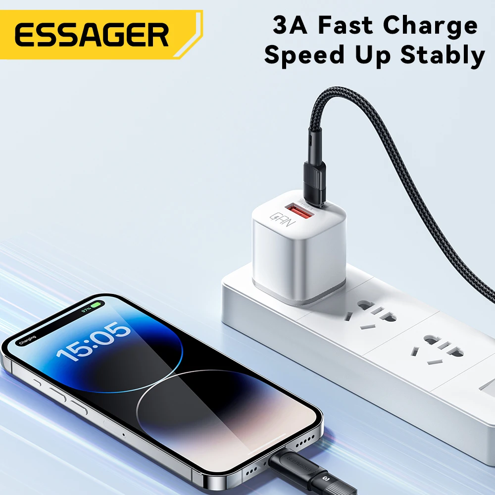 Essager USB C To Lightning Adapter PD 20W Fast Charging OTG USB Type C To lighting For iPhone 15 14 11 xr Pro Max IOS Converter thumbnail 2
