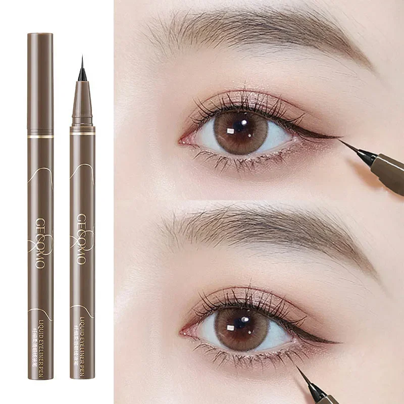 Ultra Thin Black Brown Lower Eyelash Eyeliner Pen Waterproof Lasting Smooth Lying Silkworm Eyes Liner Pencils Eye Makeup Tools thumbnail 3