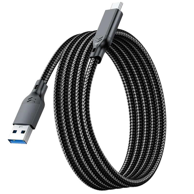 USB 3.2 3.1 Gen2 10Gbps USB-A to Type C Cable USB-C Data Transfer Cable QC 3.0 60W Fast Charging Cord For USB HUB SSD Box Wire thumbnail 2