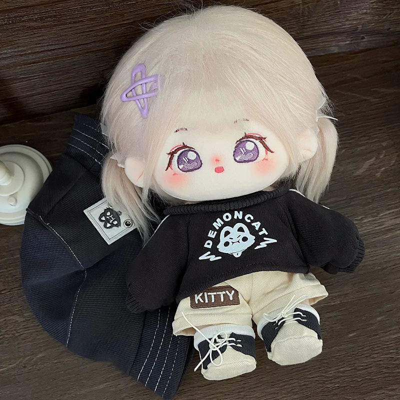 IDol Doll Plush 20cm Kawaii Cotton Star Anime Baby Dolls Customization With Clothes Fans Collection Kids Puppet Gifts thumbnail 6