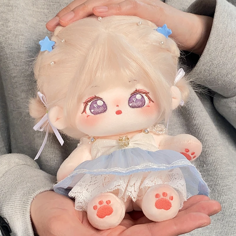IDol Doll Plush 20cm Kawaii Cotton Star Anime Baby Dolls Customization With Clothes Fans Collection Kids Puppet Gifts thumbnail 3